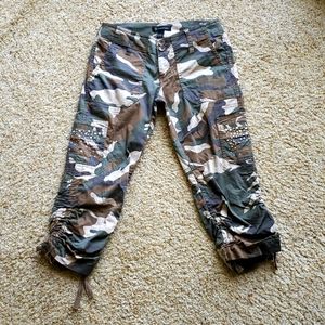 INC Camouflage Capris